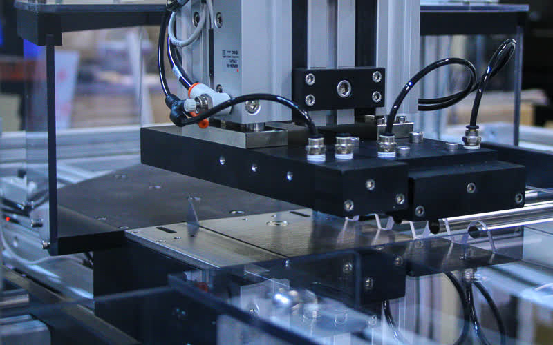 Quality build example representing machining, controls assembly and PLC and HMI programming services